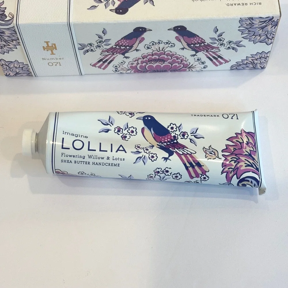 Lollia Imagine Flowering Willow & Lotus Shea Butter Hand Cream 071 4 oz Sealed